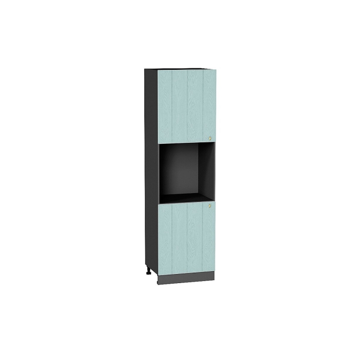 Шкаф пенал с 2-мя дверцами под технику Прованс