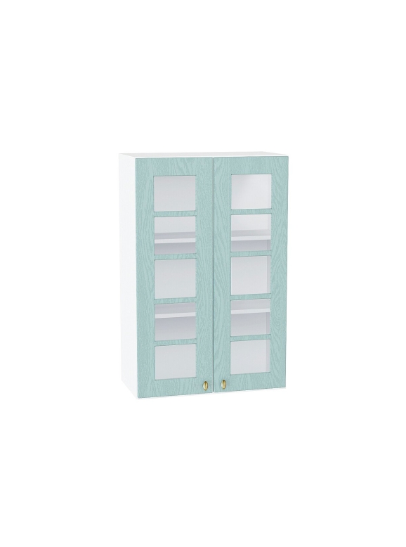 Шкаф верхний с 2-мя остекленными дверцами Прованс