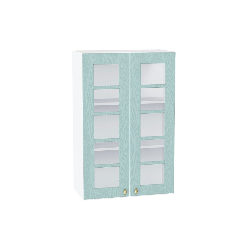 Шкаф верхний с 2-мя остекленными дверцами Прованс