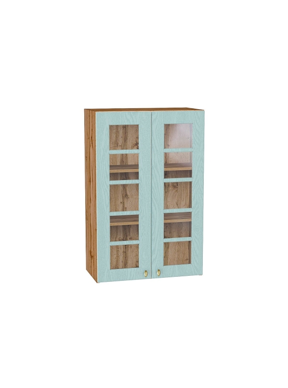 Шкаф верхний с 2-мя остекленными дверцами Прованс