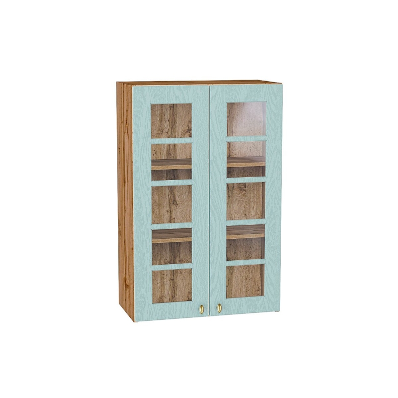 Шкаф верхний с 2-мя остекленными дверцами Прованс