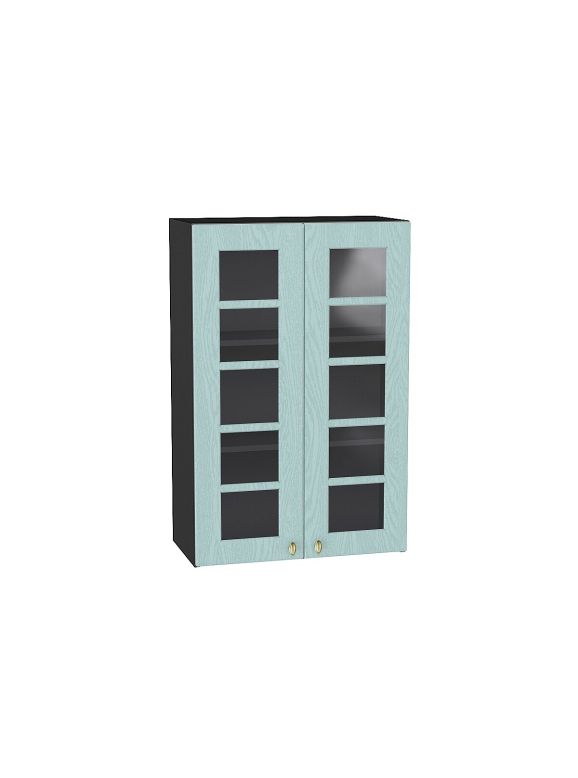 Шкаф верхний с 2-мя остекленными дверцами Прованс