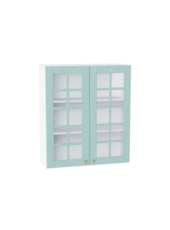 Шкаф верхний с 2-мя остекленными дверцами Прованс