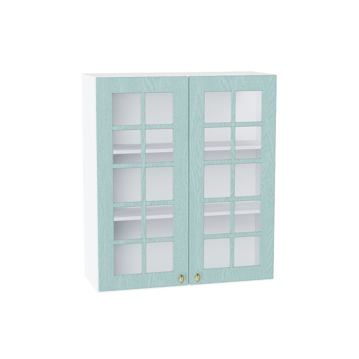 Шкаф верхний с 2-мя остекленными дверцами Прованс