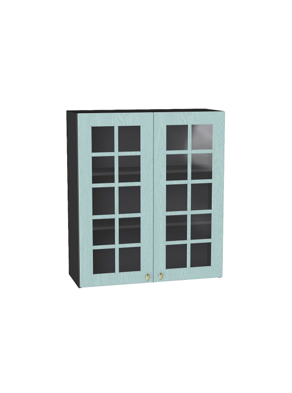 Шкаф верхний с 2-мя остекленными дверцами Прованс