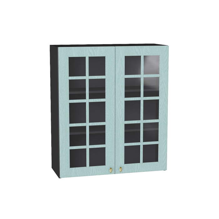 Шкаф верхний с 2-мя остекленными дверцами Прованс