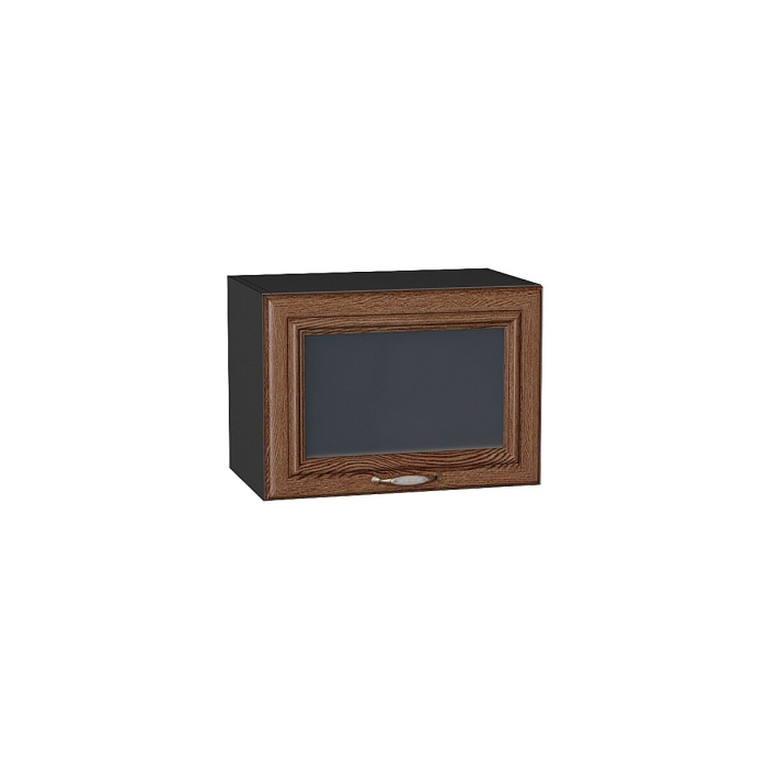 Шкаф верхний горизонтальный остекленный Шале