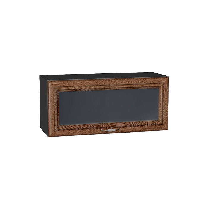 Шкаф верхний горизонтальный остекленный Шале