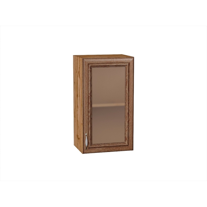 Шкаф верхний с 1-ой остекленной дверцей Шале