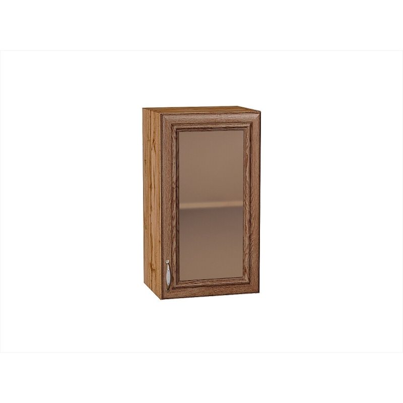 Шкаф верхний с 1-ой остекленной дверцей Шале