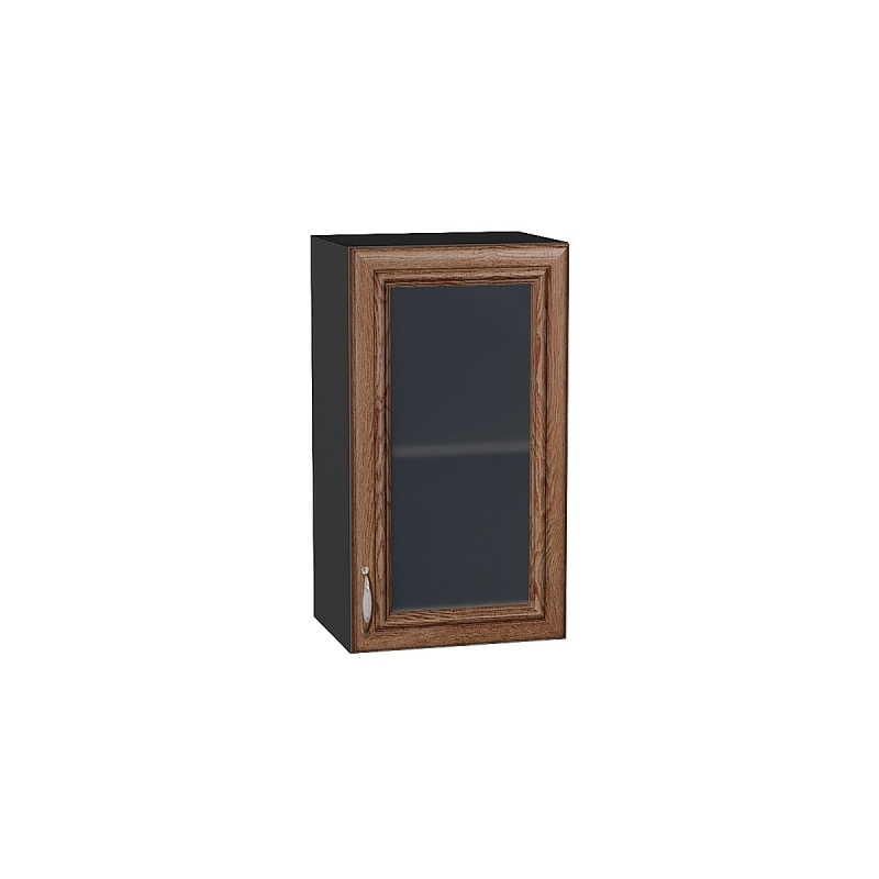 Шкаф верхний с 1-ой остекленной дверцей Шале