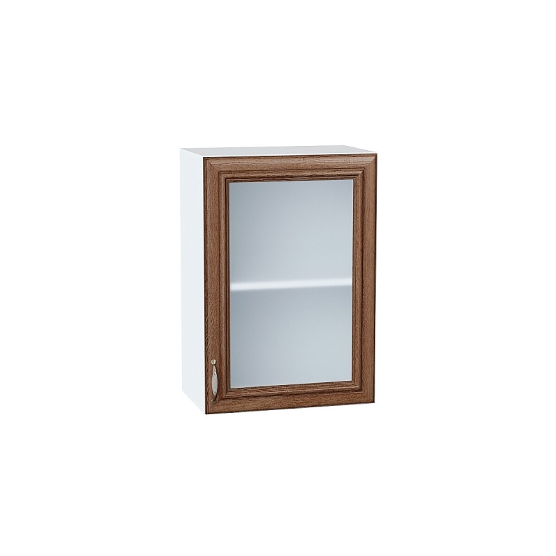 Шкаф верхний с 1-ой остекленной дверцей Шале