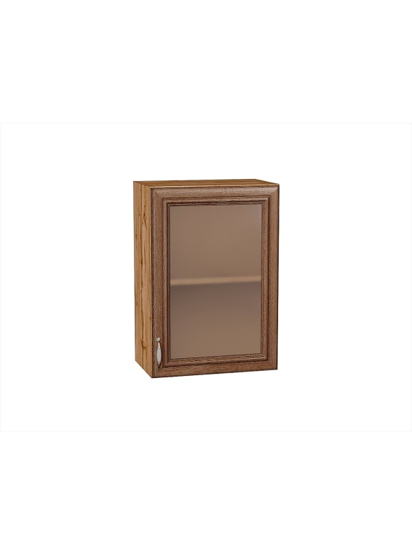 Шкаф верхний с 1-ой остекленной дверцей Шале