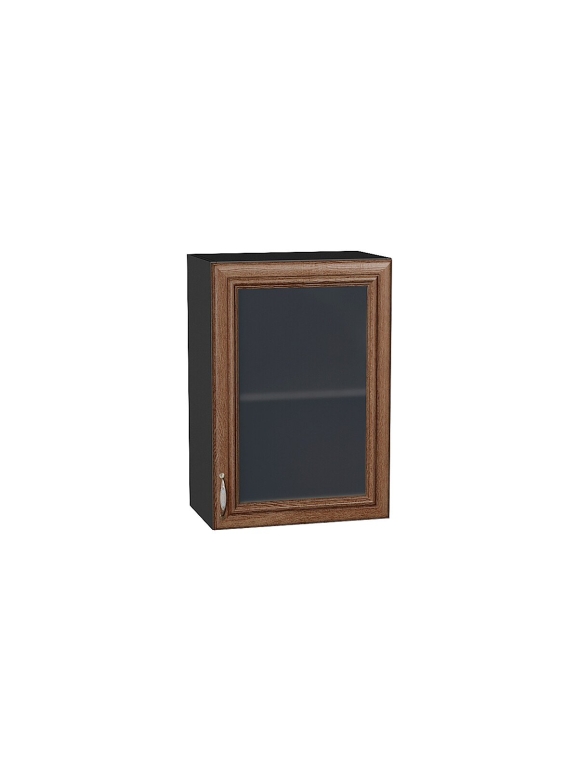 Шкаф верхний с 1-ой остекленной дверцей Шале