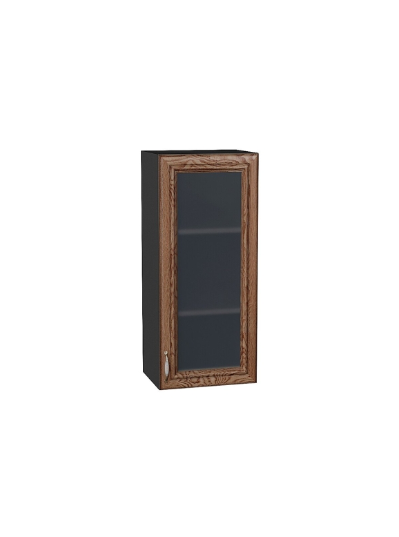 Шкаф верхний с 1-ой остекленной дверцей Шале