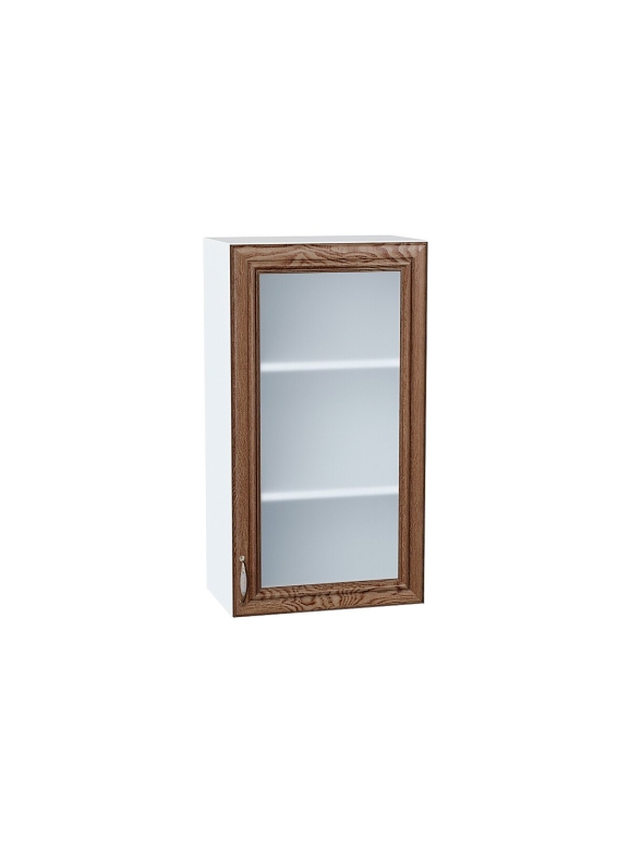 Шкаф верхний с 1-ой остекленной дверцей Шале