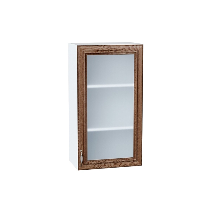 Шкаф верхний с 1-ой остекленной дверцей Шале