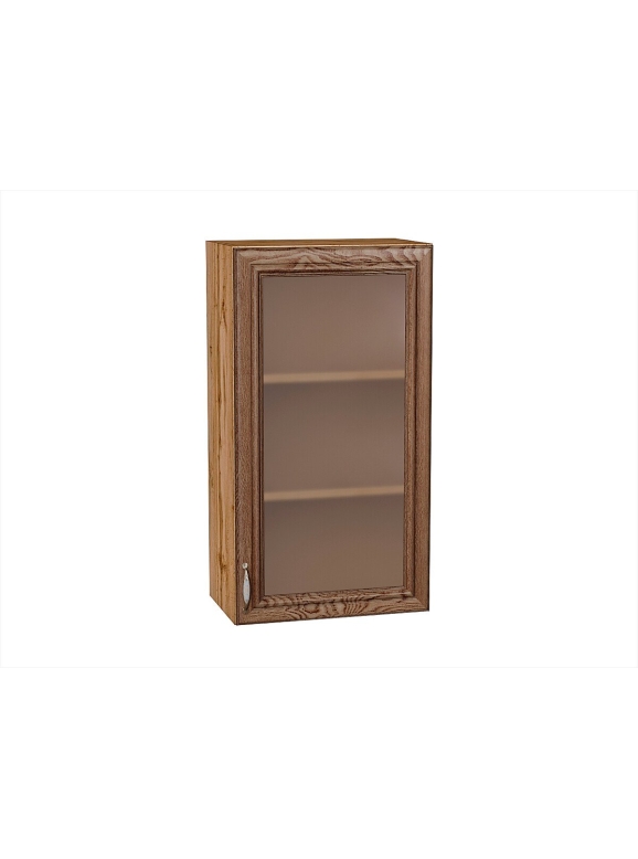 Шкаф верхний с 1-ой остекленной дверцей Шале