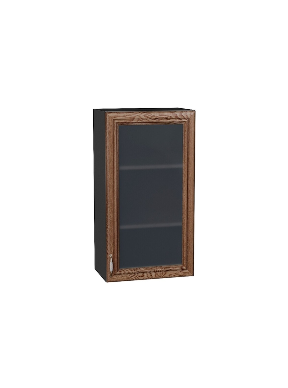 Шкаф верхний с 1-ой остекленной дверцей Шале