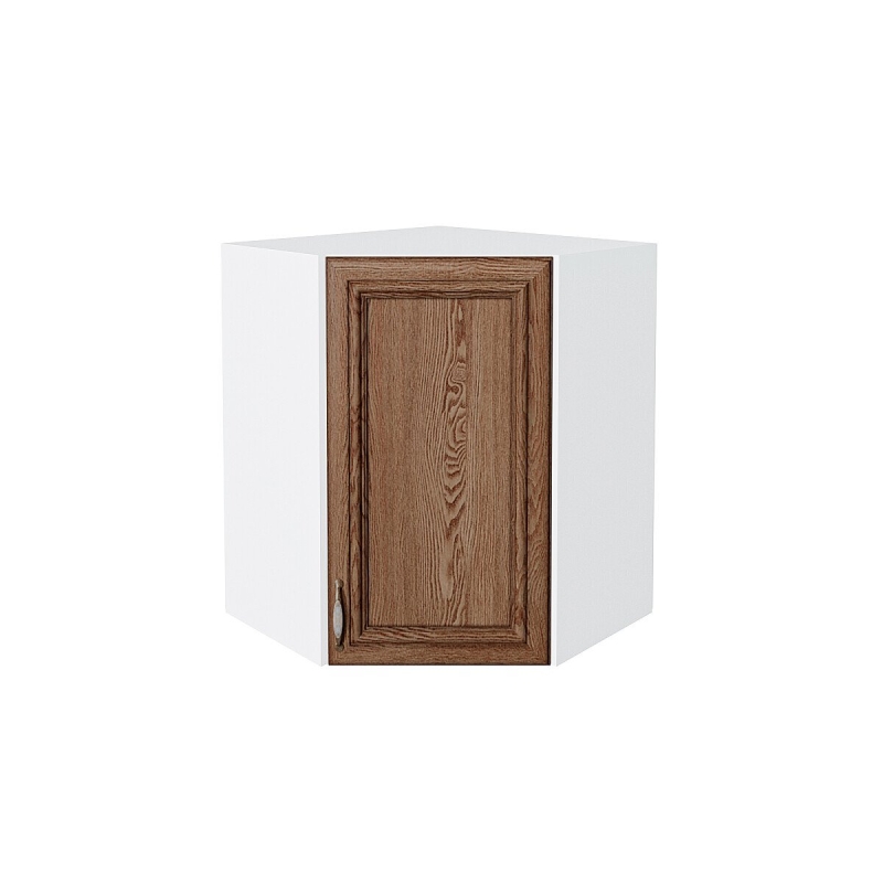 Шкаф верхний угловой Шале