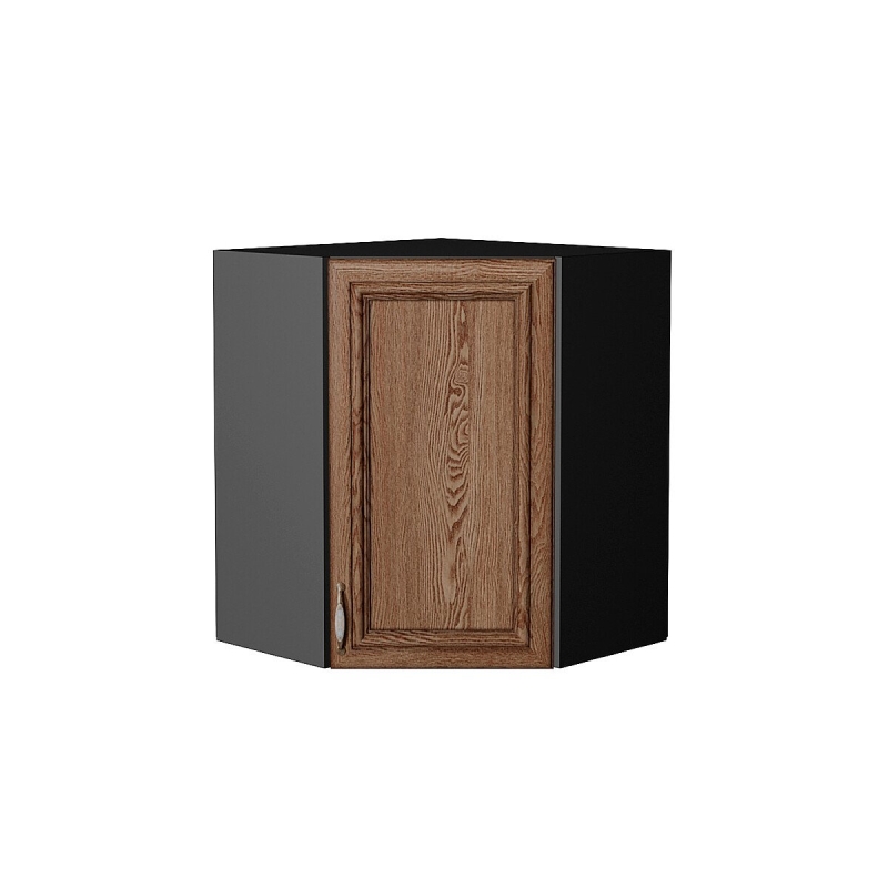 Шкаф верхний угловой Шале