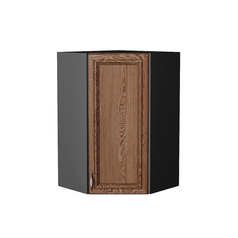 Шкаф верхний угловой Шале