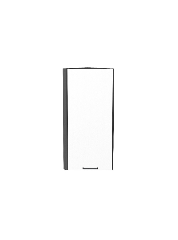 Шкаф верхний торцевой Флэт