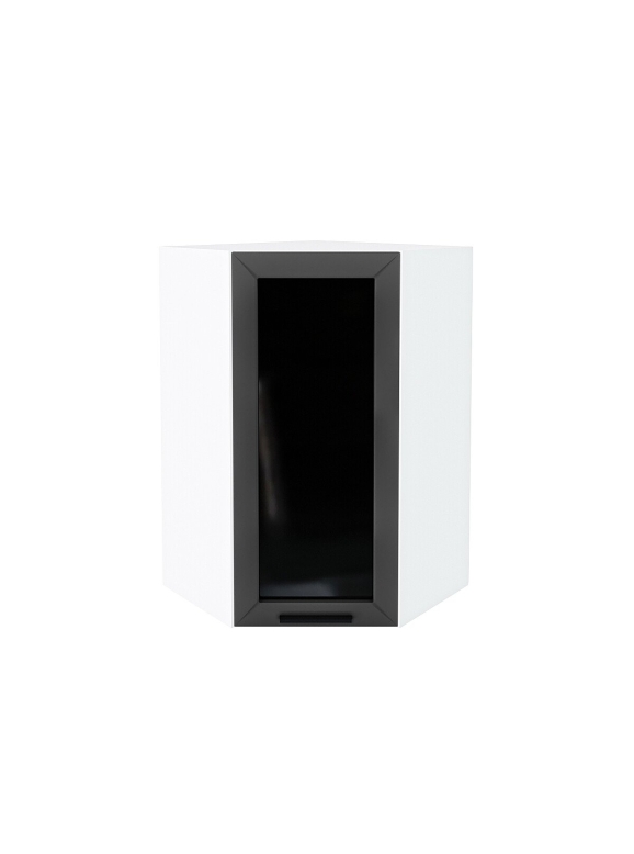 Шкаф верхний угловой остекленный Глетчер