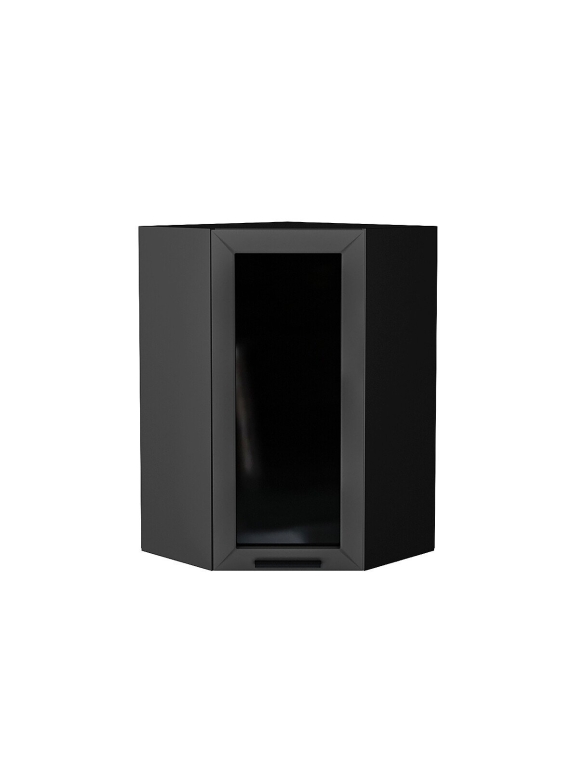 Шкаф верхний угловой остекленный Глетчер