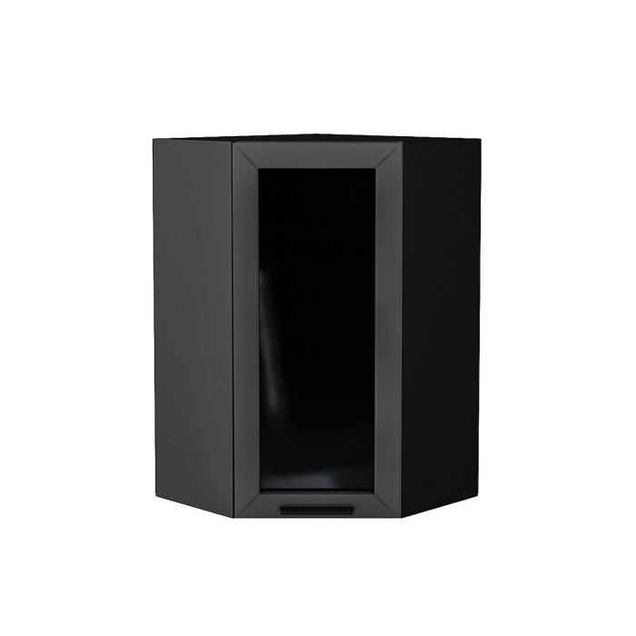 Шкаф верхний угловой остекленный Глетчер