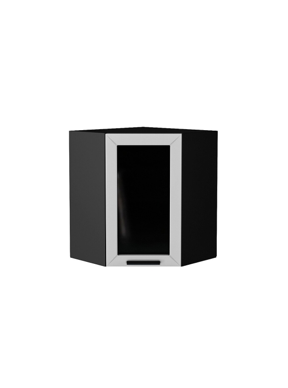 Шкаф верхний угловой остекленный Глетчер