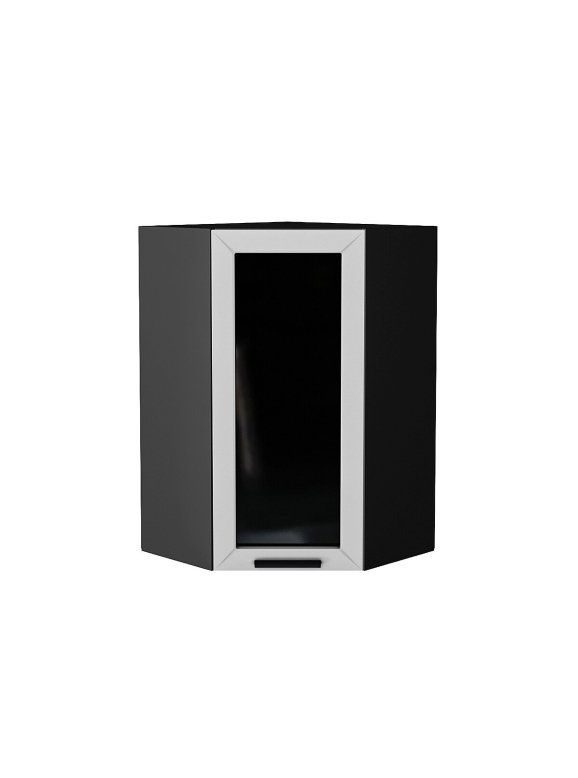 Шкаф верхний угловой остекленный Глетчер