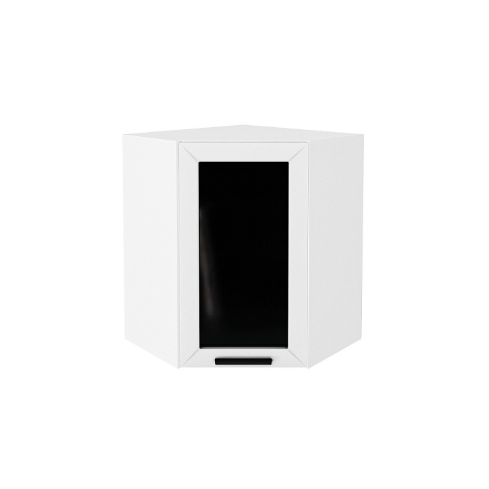 Шкаф верхний угловой остекленный Глетчер