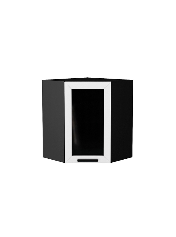 Шкаф верхний угловой остекленный Глетчер