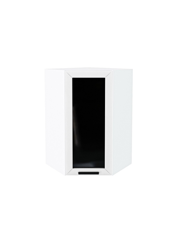 Шкаф верхний угловой остекленный Глетчер