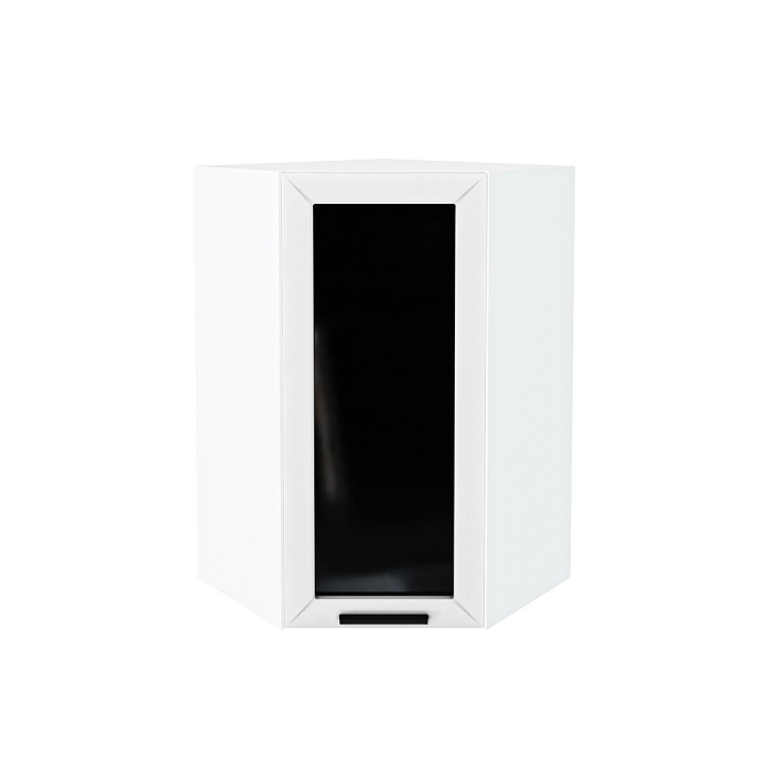 Шкаф верхний угловой остекленный Глетчер