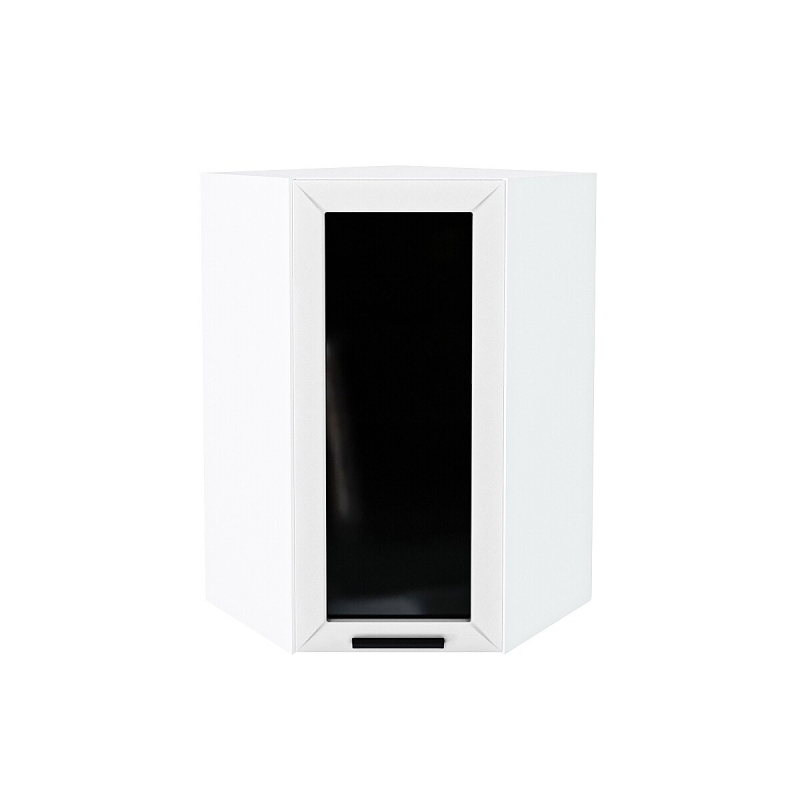 Шкаф верхний угловой остекленный Глетчер