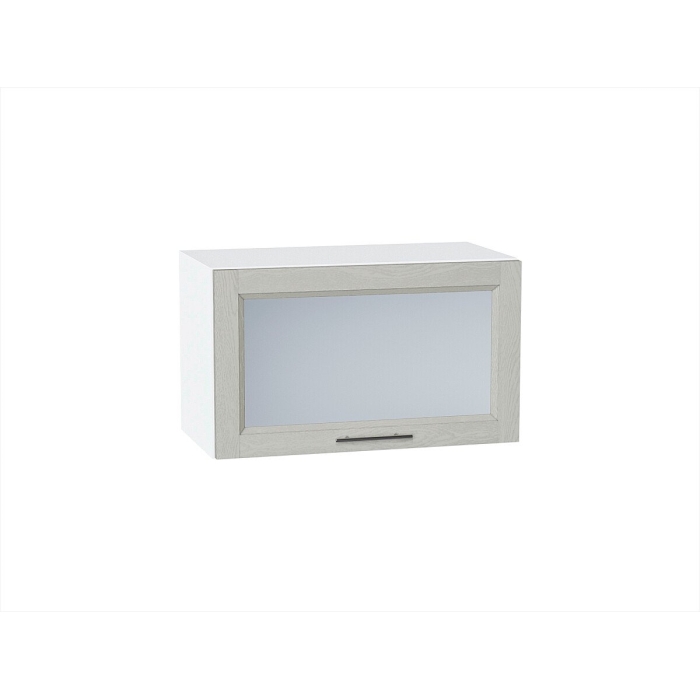 Шкаф верхний горизонтальный остекленный Сканди