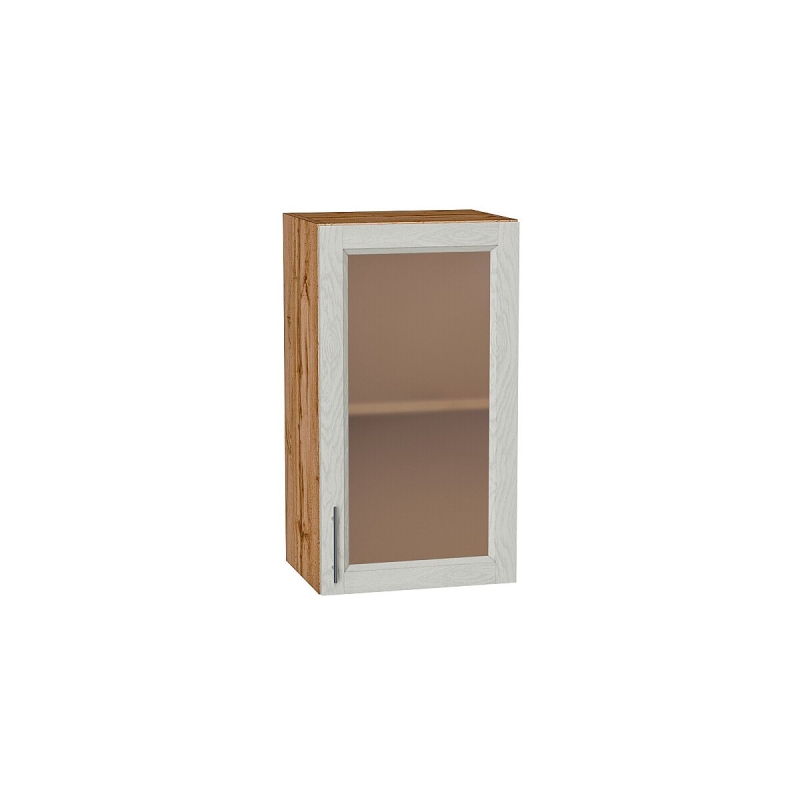 Шкаф верхний с 1-ой остекленной дверцей Сканди