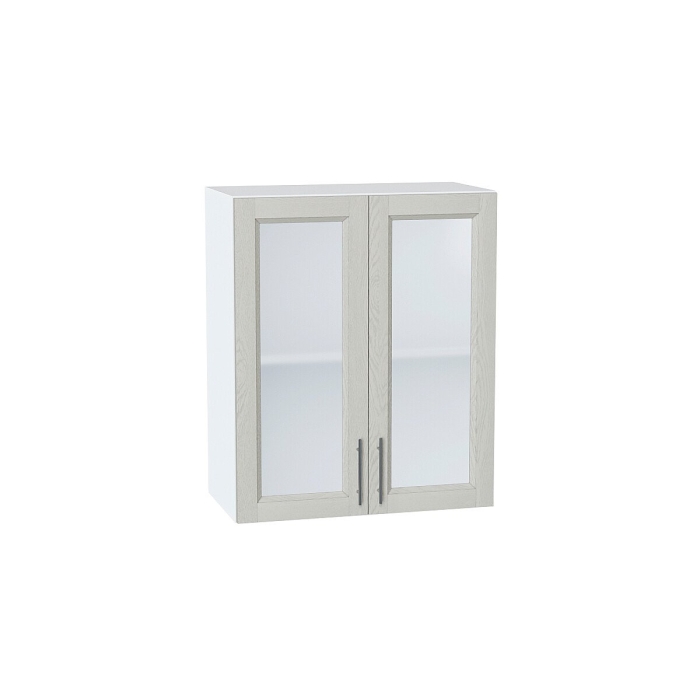 Шкаф верхний с 2-мя остекленными дверцами Сканди