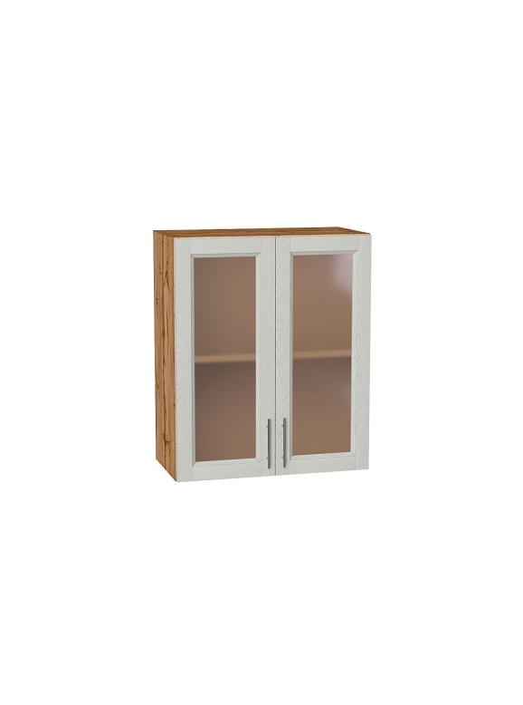 Шкаф верхний с 2-мя остекленными дверцами Сканди