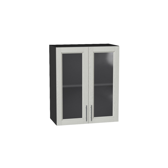 Шкаф верхний с 2-мя остекленными дверцами Сканди