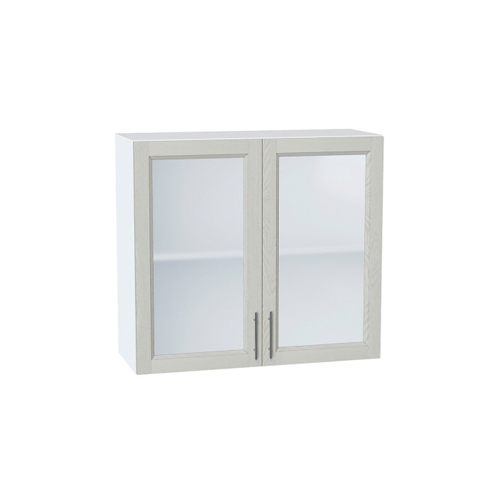 Шкаф верхний с 2-мя остекленными дверцами Сканди