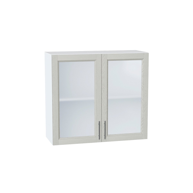 Шкаф верхний с 2-мя остекленными дверцами Сканди