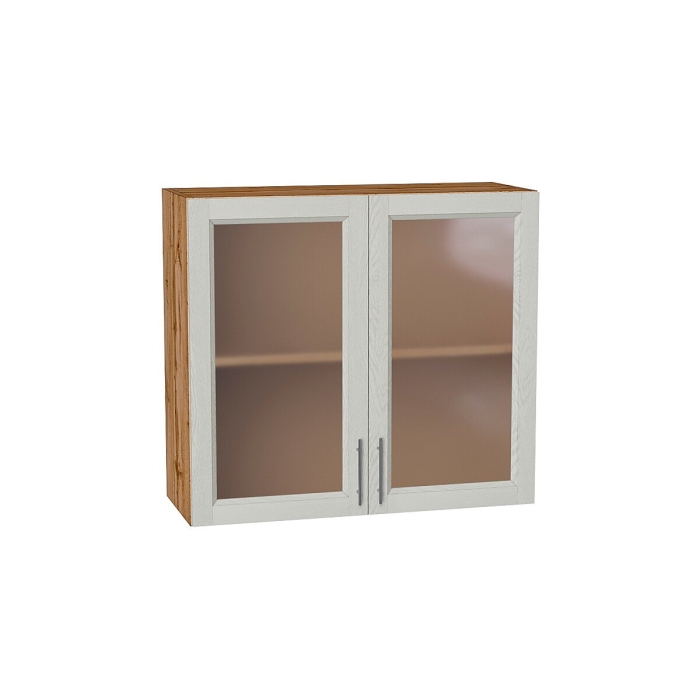 Шкаф верхний с 2-мя остекленными дверцами Сканди