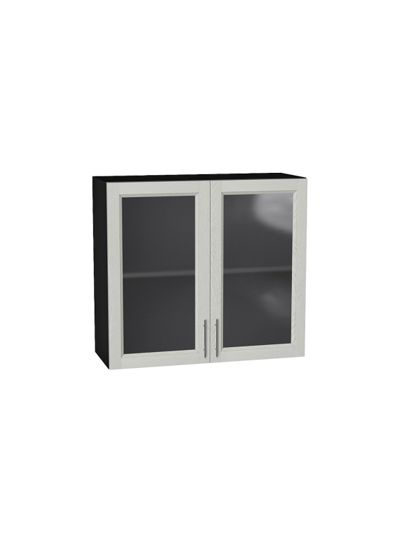 Шкаф верхний с 2-мя остекленными дверцами Сканди