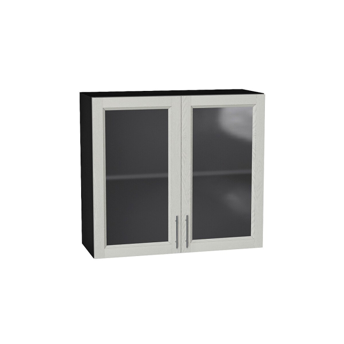 Шкаф верхний с 2-мя остекленными дверцами Сканди