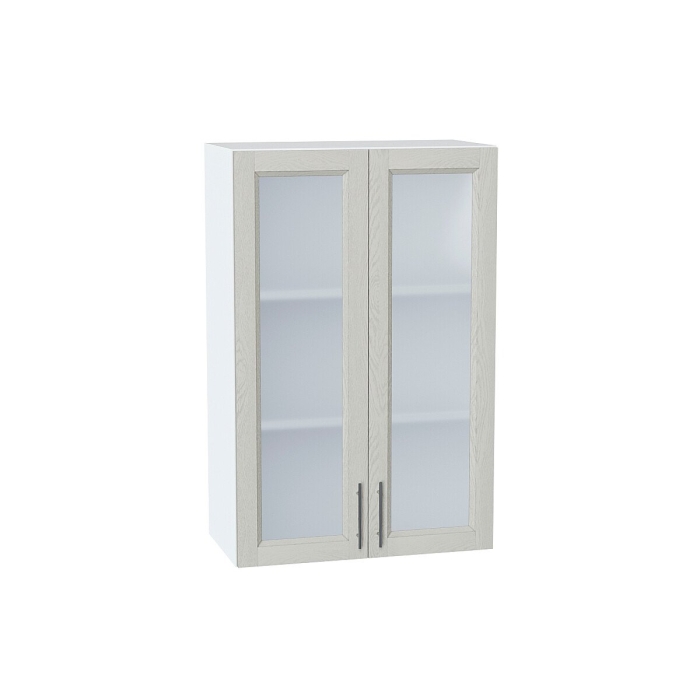 Шкаф верхний с 2-мя остекленными дверцами Сканди