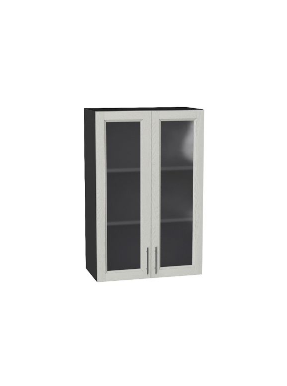 Шкаф верхний с 2-мя остекленными дверцами Сканди