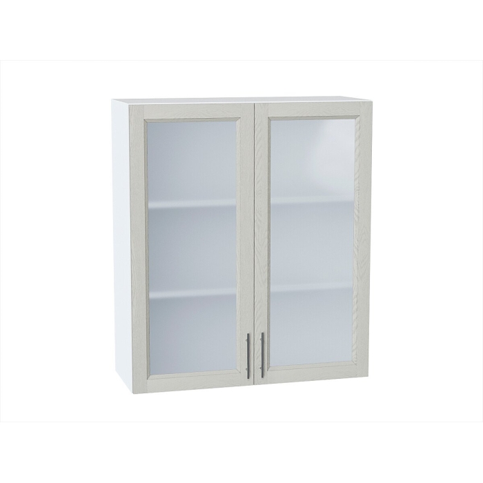 Шкаф верхний с 2-мя остекленными дверцами Сканди